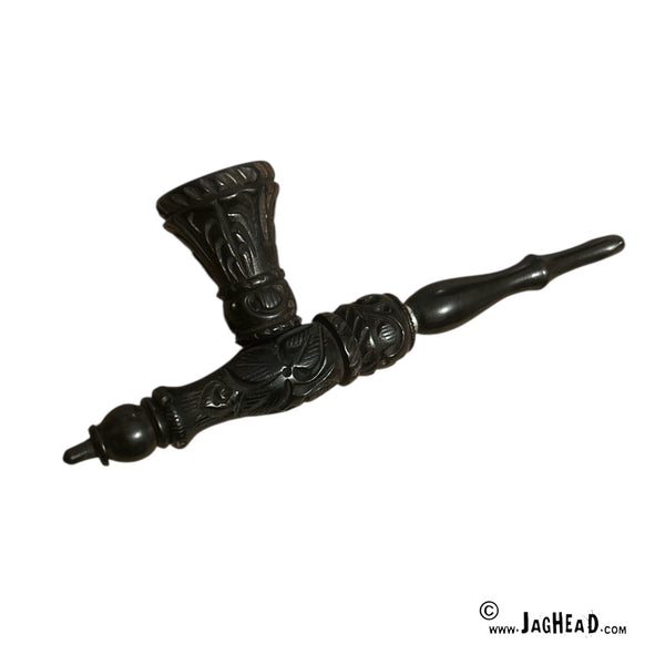 Gegraveerde Houten Pijp 18 cm