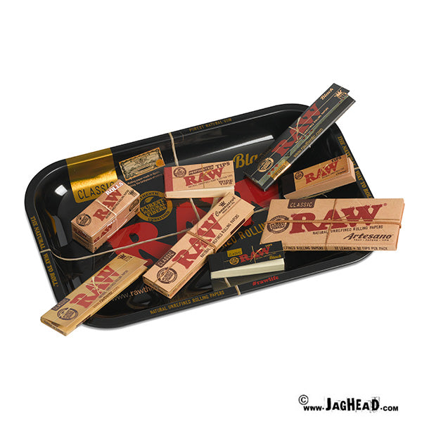 Raw Black rolling tray