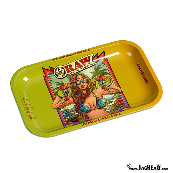Raw Brazil rolling tray