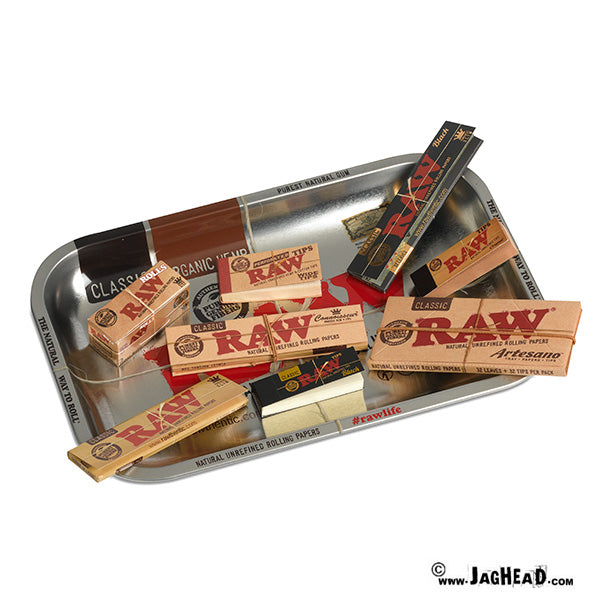 Raw Silver rolling tray