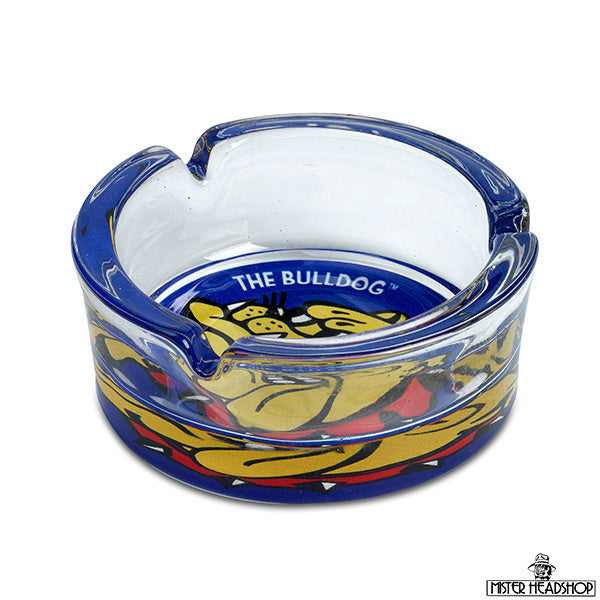 Bulldog Ashtray Glass