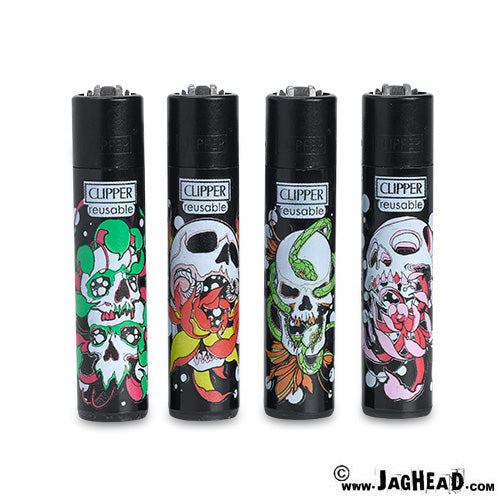 Clipper Lighter Fantasy Skull
