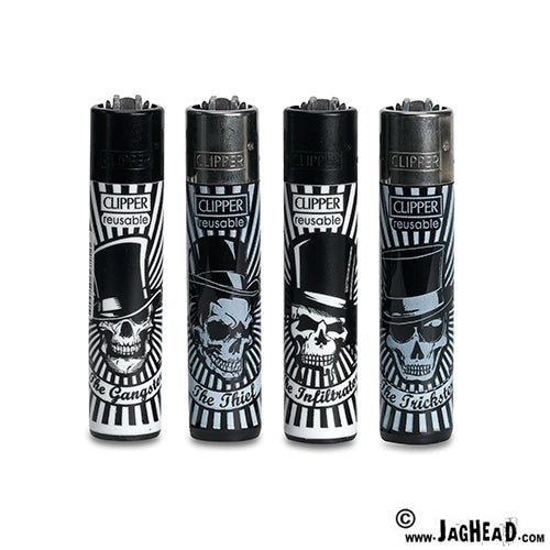 Clipper Lighter Party Skulls