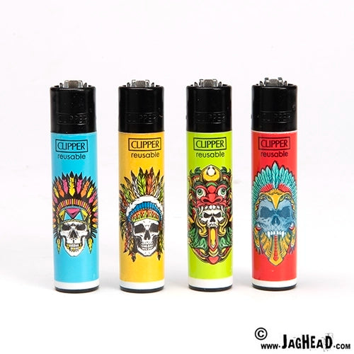 Clipper Lighter Skullmask