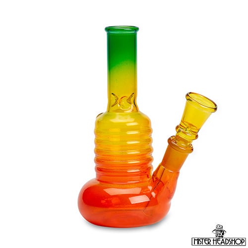 Glass rasta bong