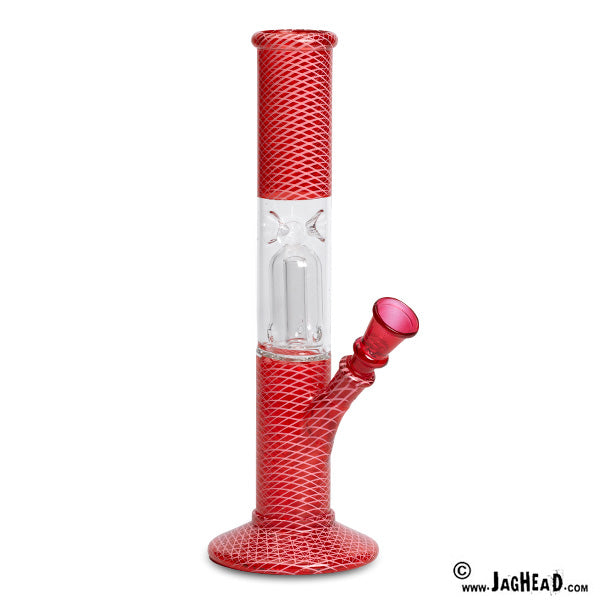 Glass Red Ice Bong