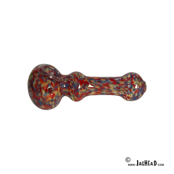 Glazen Wietpijp Confetti Design 11 cm