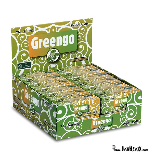 Greengo Rolls Wide – Ongebleekte Rolvloei 4 Meter (53 mm)