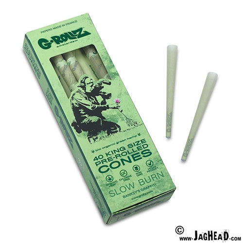G-Rollz Hemp cones Banksy Graffity