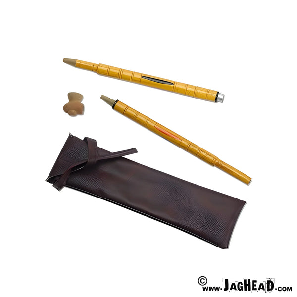 Marokkaanse Kiefpijp Hout  35 cm