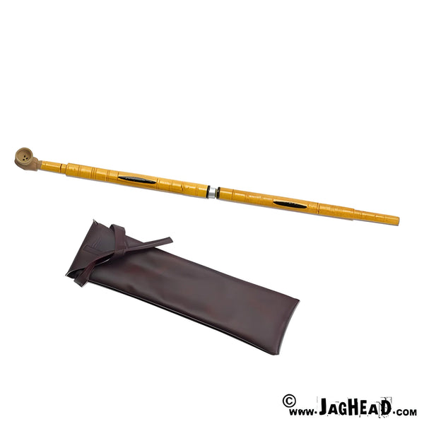 Marokkaanse Kiefpijp Hout  35 cm