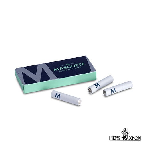 Mascotte Slim Actieve Koolstoffilters 6mm – 10 Stuks