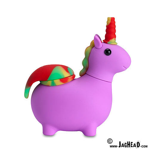 Purple Unicorn Silicone Bong