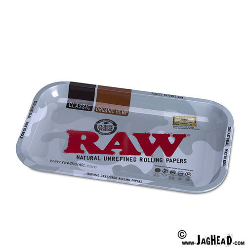 Raw metal Camo Rolling Tray