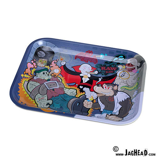 Raw Monster Metal Rolling Tray