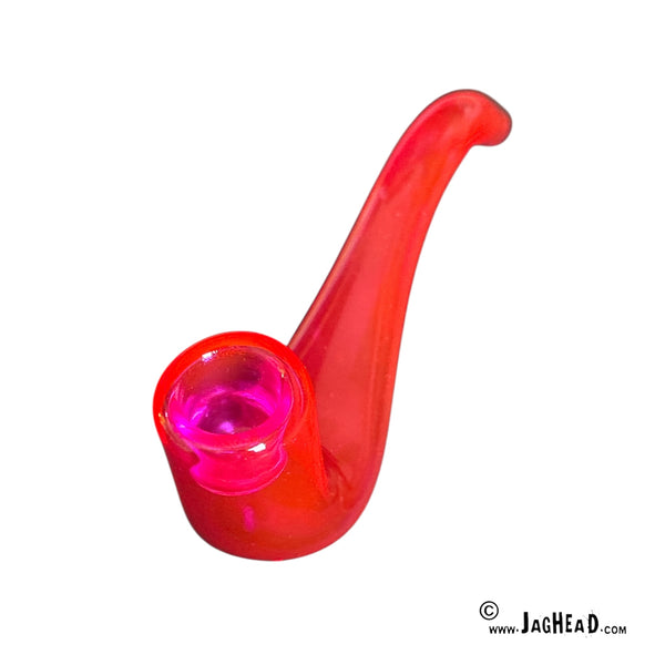 Roze Glazen Wietpijp 16 cm