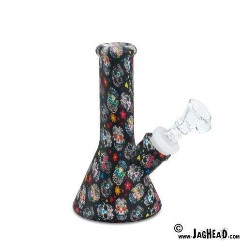 Sillicone Mini Bong Mexican Skulls