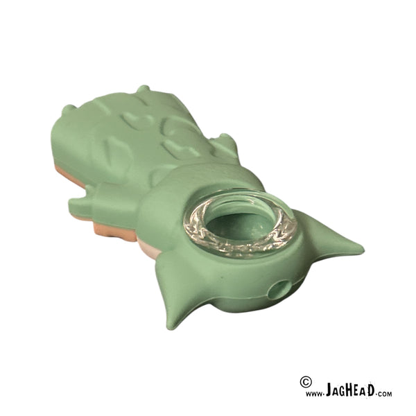 Siliconen Baby Yoda Handpijp 10 cm