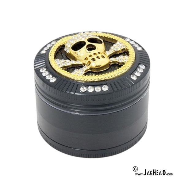 Skull Grinder Zwart 4 Delig