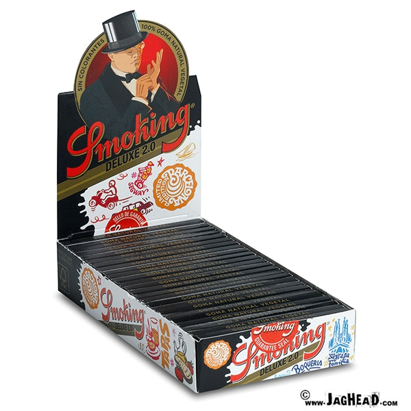 Smoking Black DeLuxe 1.25 – Vloei 78 mm