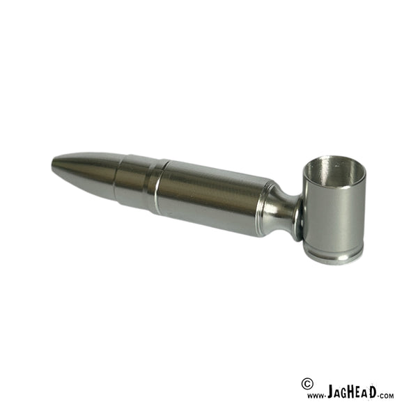 Zilverkleurige Patroon Pijp 8 cm